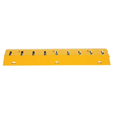 Vestil Steel, 15-1/4 in Height, 2 in Length, Yellow TSPIKE-39